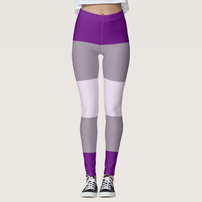 Leggings Fierté grise sexuelle (Devant)