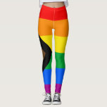 Leggings FIERTÉ LGBT (Progress Pride)<br><div class="desc">LGBT Progress Pride Flags, LGBT Shirts et Queer Apparel conçus par LgbtShirts.comMontrez à votre peuple la fierté de la couleur, le Humour et le style sur le drapeau Swag, y compris: LGBT Progress Pride Flags, LGBT Progress Pride Clothing, LGBT Progress Pride T-shirts, LGBT Progress Pride Stickers, LGBT Progress Pride Mugs,...</div>