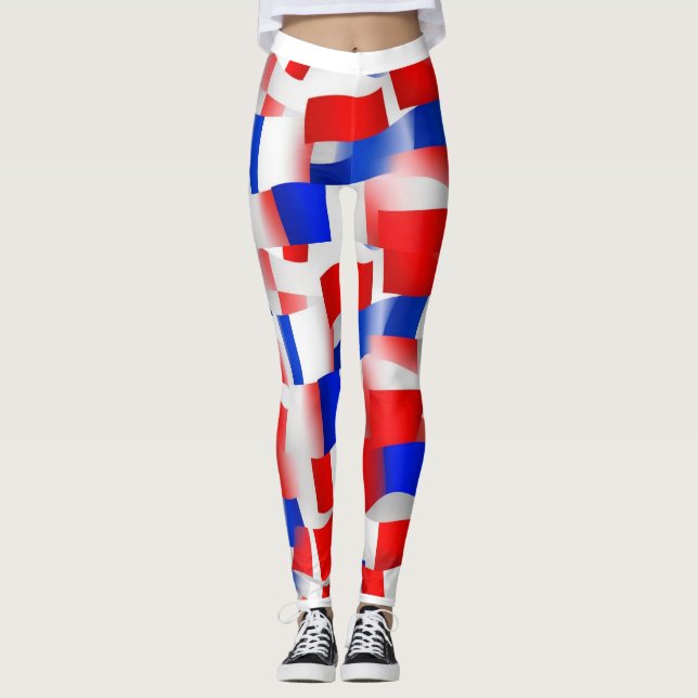 Leggings Fierté patriotique (Devant)