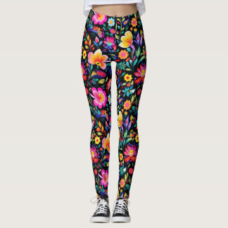 Leggings Fiesta Florale mexicaine