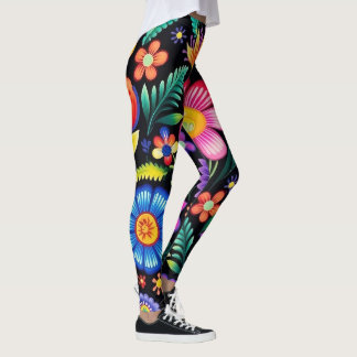 Leggings Fiesta Florale mexicaine