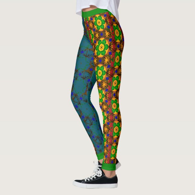 Leggings Fiesta mexicaine-américaine 2 (Gauche)