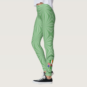 Leggings Filipino Irlandais Etats-Unis drapeaux Shamrock pe