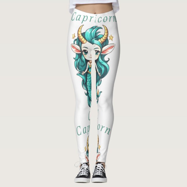 Leggings Fille Capricorne Sirène Thunder_Cove (Devant)