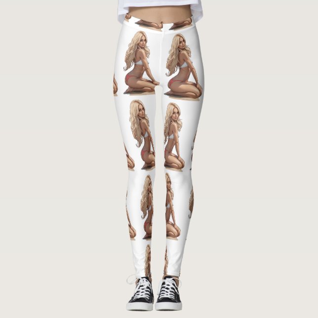 Leggings Fille de plage de Bikini Thunder_Cove (Devant)