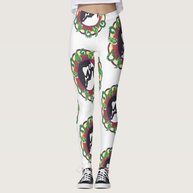 Leggings Fille de zen d'escalade de roche (Devant)