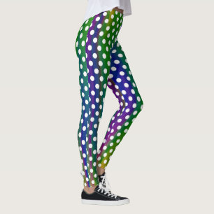 Leggings Fille Pois colorée branchée Yoga tendance