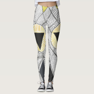 Leggings Fille tribale brisée
