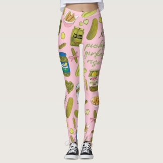Leggings Filles Cornichons S'élèvent Mignonnes Amoureuses d