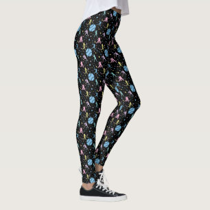 Leggings Filles Softball - Joueuses avec étoiles
