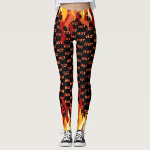 Leggings Flamme colorée chaude