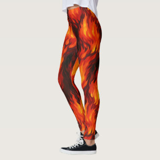 Leggings Flamme de feu