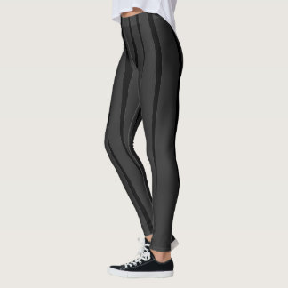 Leggings Flamme noire catcheuse Flames gris foncé