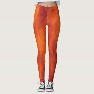 Leggings Flamme orange