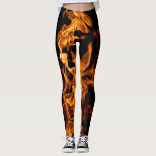 Leggings Flamme orange