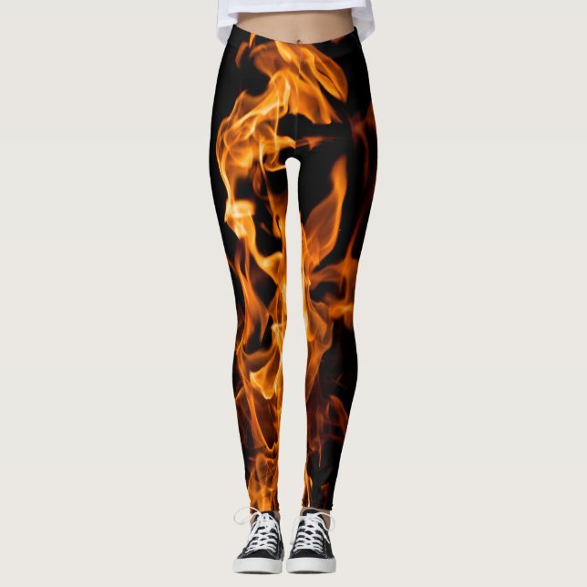 Leggings Flamme orange (Devant)