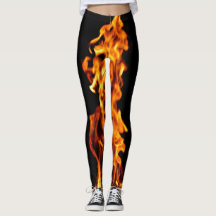 Leggings Flamme orange