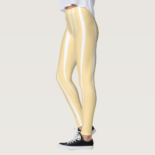 Leggings Flammes blanches écailleuses Beige