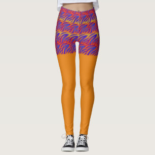 Leggings Flammes bleues