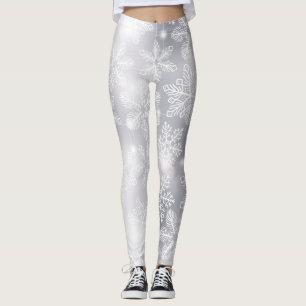 Leggings Flammes de neige et lumières