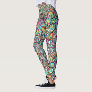 Leggings Flèches psychédéliques Assorties