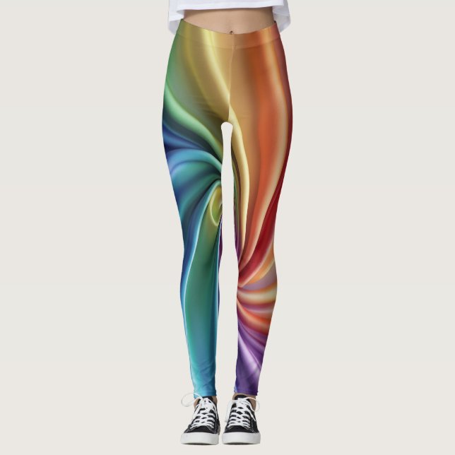 Leggings Fleur Chromaspirale (Devant)