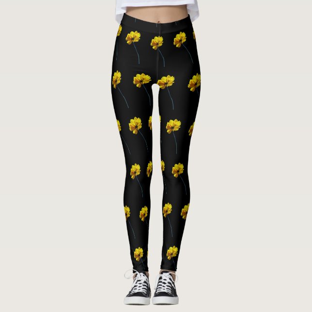 Leggings Fleur Coréopsis (Devant)