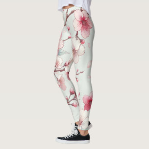 Leggings Fleur de cerise
