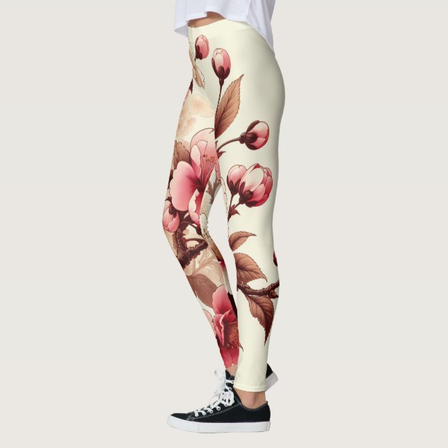 Leggings Fleur de Cerisier (Gauche)