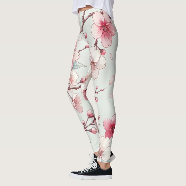Leggings Fleur de Cerisier (Gauche)