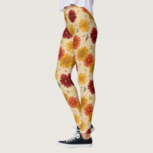 Leggings Fleur de Daisy Tendance Grossesse Haltérophilie
