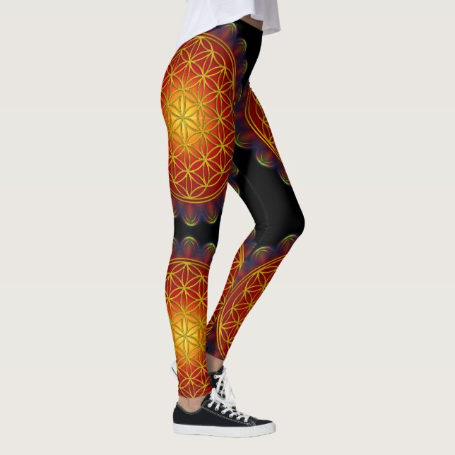 Leggings Fleur de vie - Apophyse Mandala I (Droite)