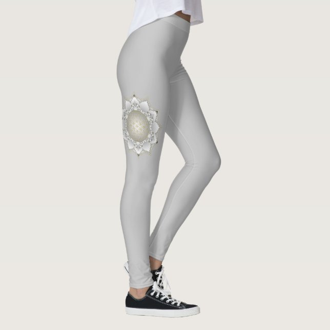 Leggings Fleur de Vie - Mandala Fleurs 1 (Droite)