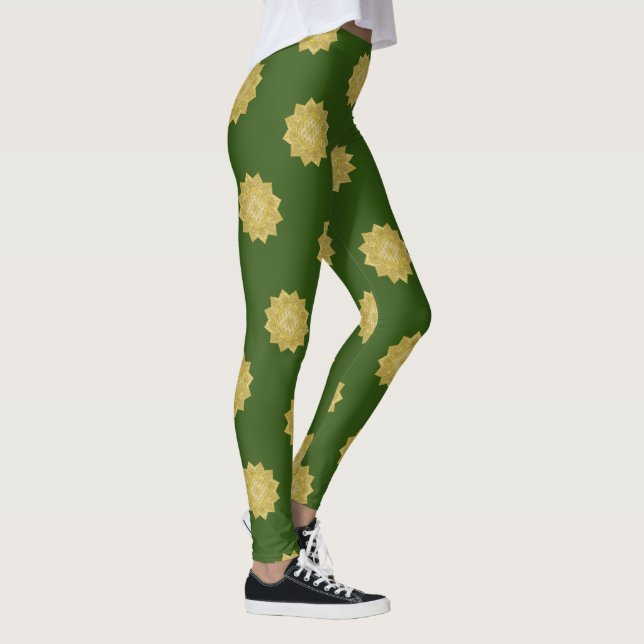 Leggings Fleur de Vie - Mandala Indien 4 (Droite)