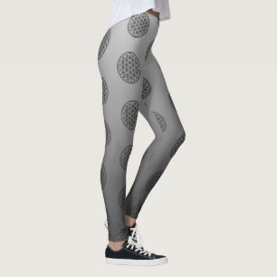 Leggings FLEUR DE VIE - Symbole de géométrie sacrée contour
