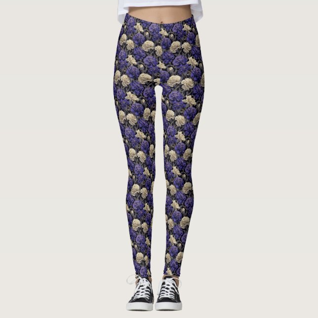 Leggings Fleur d'Œillet Cardio Œillet Luxe (Devant)