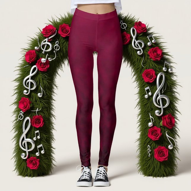 Leggings Fleur Écrasée (Créateur téléchargé)