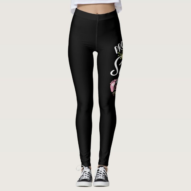 Leggings Fleur Est 2022 Promue À La Soeur (Devant)