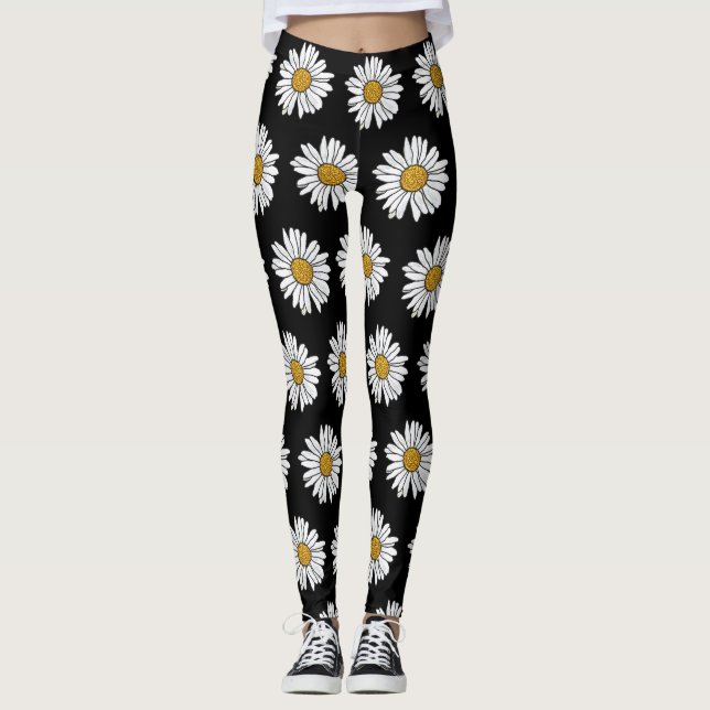 Leggings Fleur marguerite (Devant)