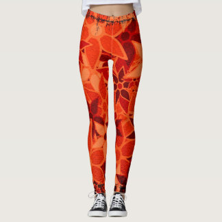 Leggings Fleur Orange
