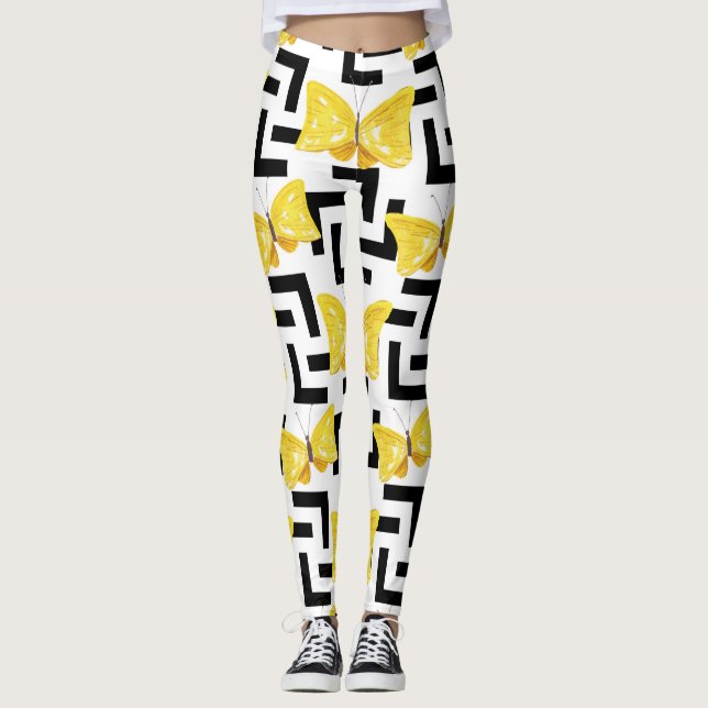 Leggings Fleur solaire (Devant)