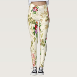 leggings fleuris