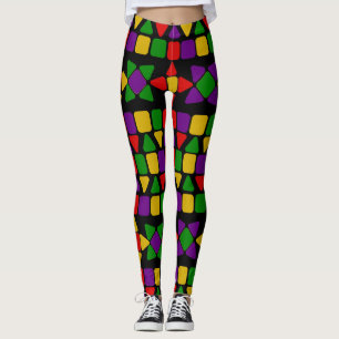 Leggings Fleurs