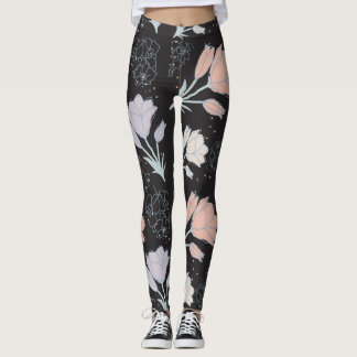 LEGGINGS FLEURS