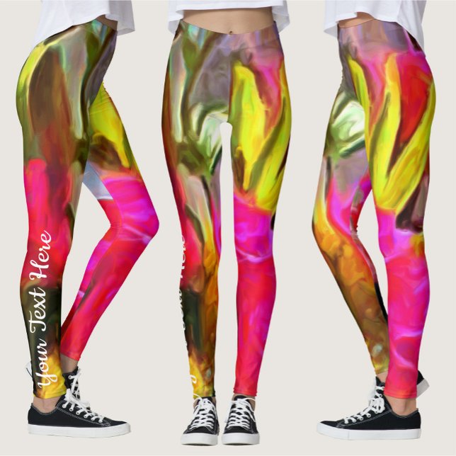Leggings Fleurs d'amour PM0001 (Créateur téléchargé)