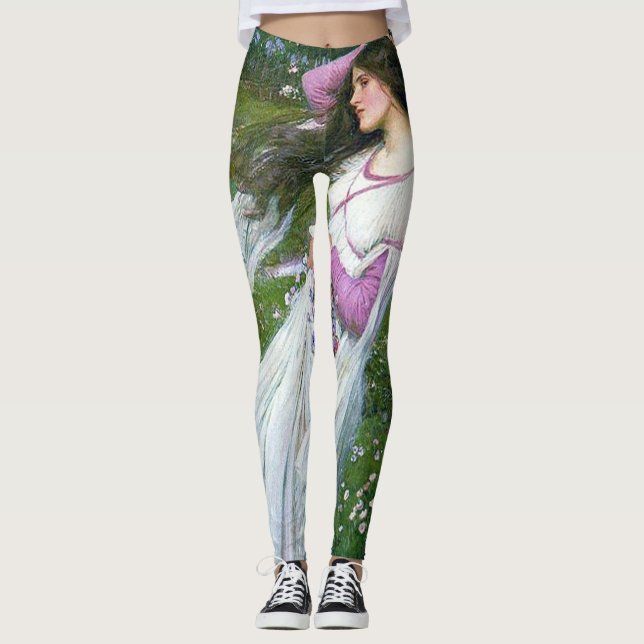 Leggings Fleurs dans le vent, John William Waterhouse (Devant)