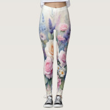 Fleurs d'aquarelle aux couleurs pastel douces