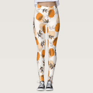 Leggings Fleurs d'art populaire style scandinave