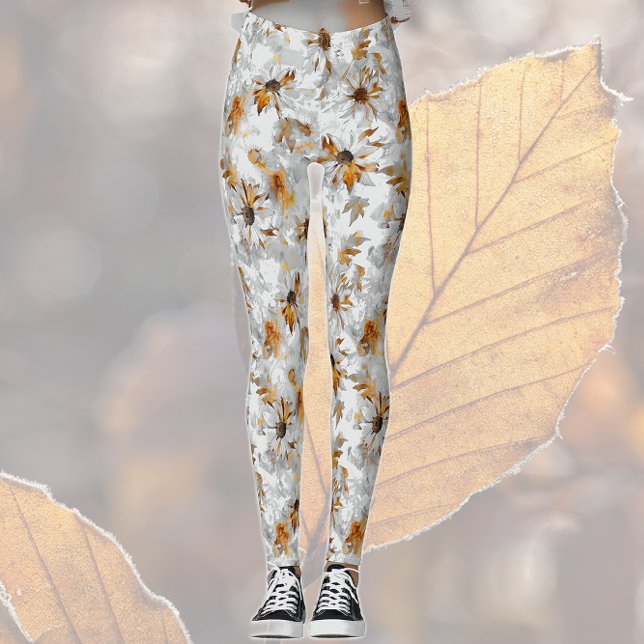 Leggings Fleurs d'automne (Créateur téléchargé)