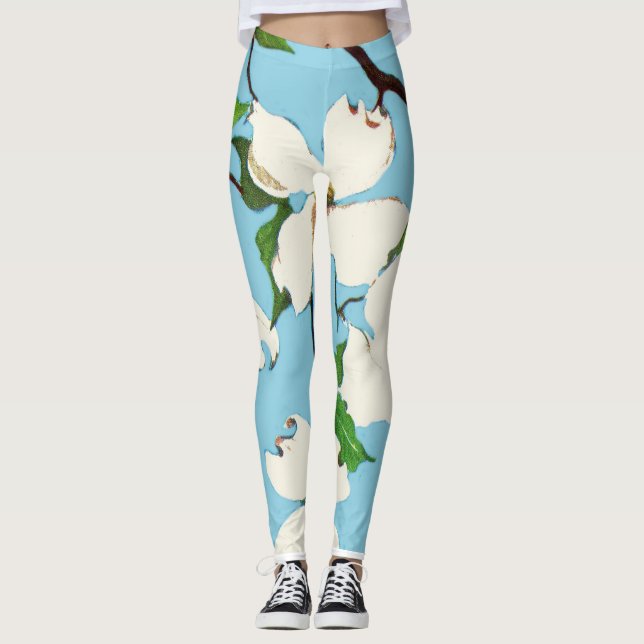 Leggings fleurs de bois (Devant)